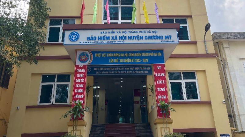 Bảo hiểm xã hội huyện Chương Mỹ trực thuộc Bảo hiểm xã hội thành phố Hà Nội (Nguồn: Google Map)