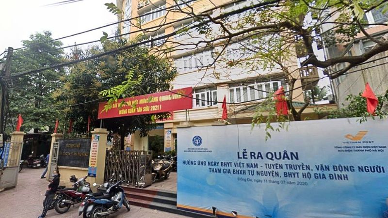 Cơ quan Bảo hiểm xã hội quận Đống Đa trên đường Trần Hữu Tước