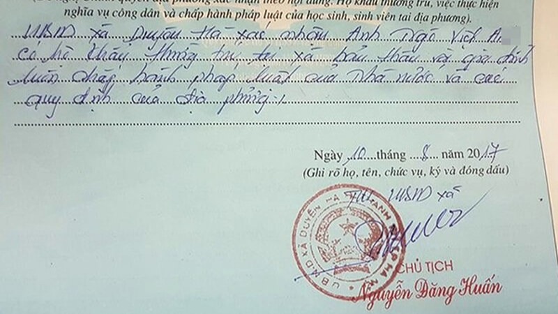 sơ yếu lý lịch đi nước ngoài bắt buộc phải được xác nhận, chứng thực bởi cơ quan có thẩm quyền