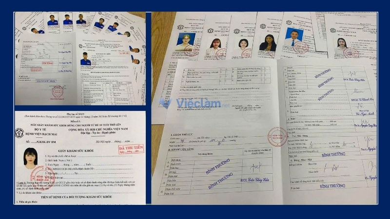 Tham khảo mẫu giấy khám sức khỏe