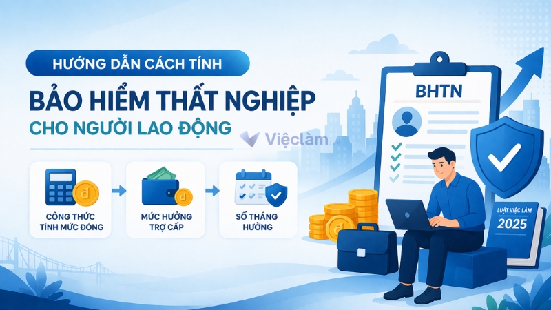 Hướng dẫn cách tính bảo hiểm thất nghiệp cho người lao động