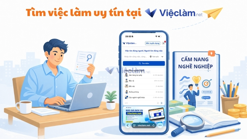 Tìm việc làm uy tín tại Vieclam.net