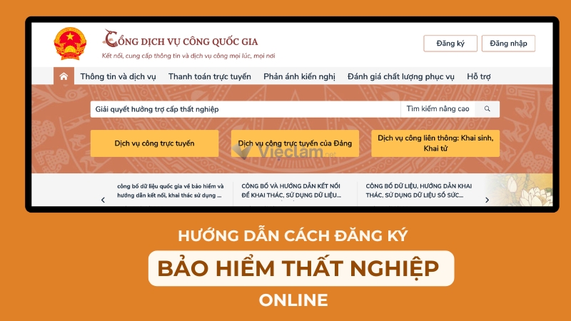 Hướng dẫn cách đăng ký bảo hiểm thất nghiệp online tại nhà nhanh, đơn giản