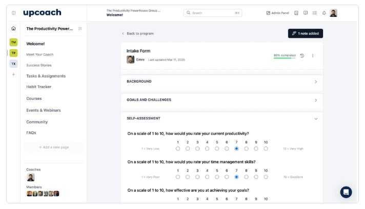 Scaling Your Coaching Business with UpCoach