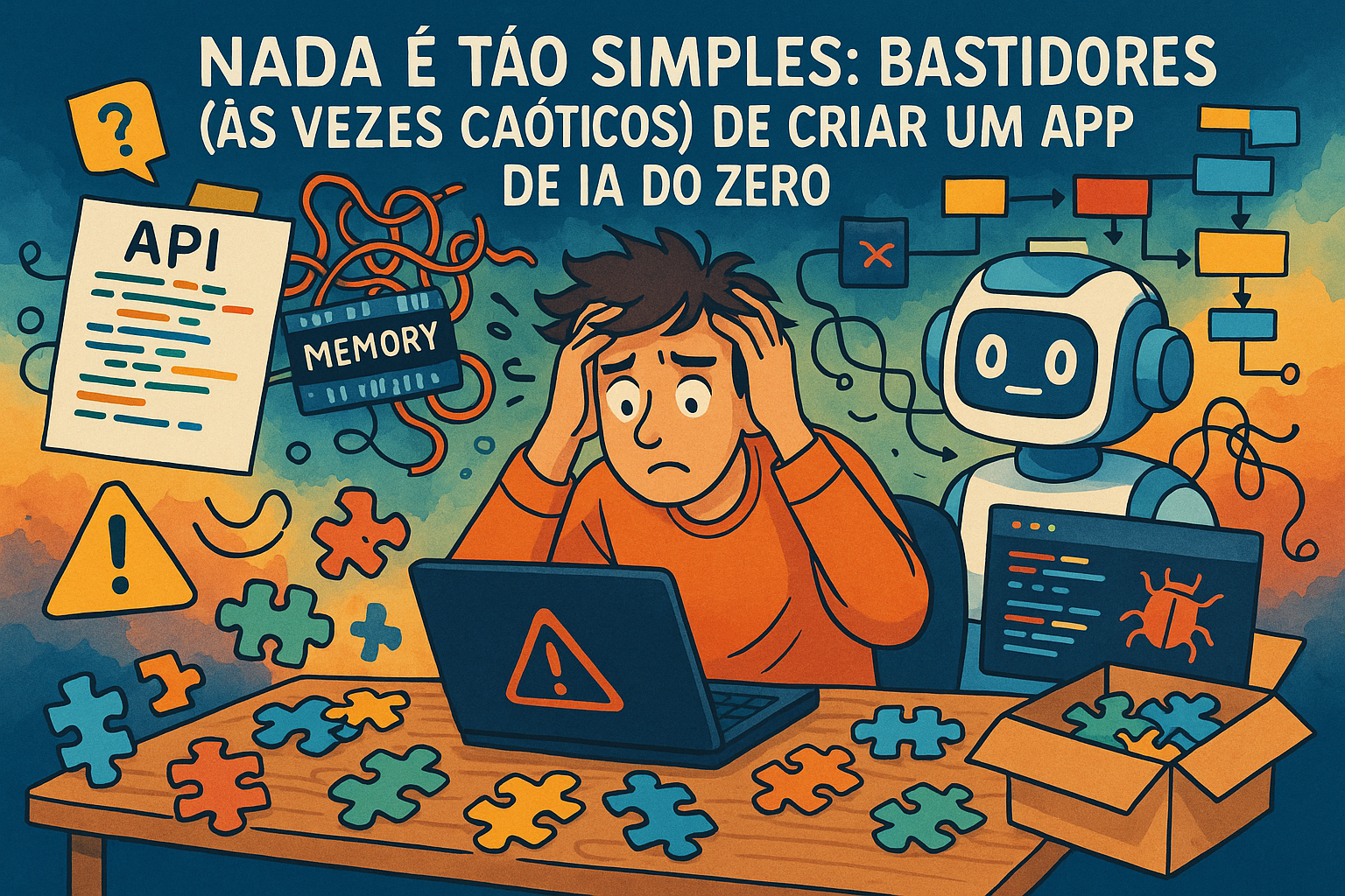 Nada É Tão Simples: Bastidores (Às Vezes Caóticos) de Criar um App de IA do Zero Cover