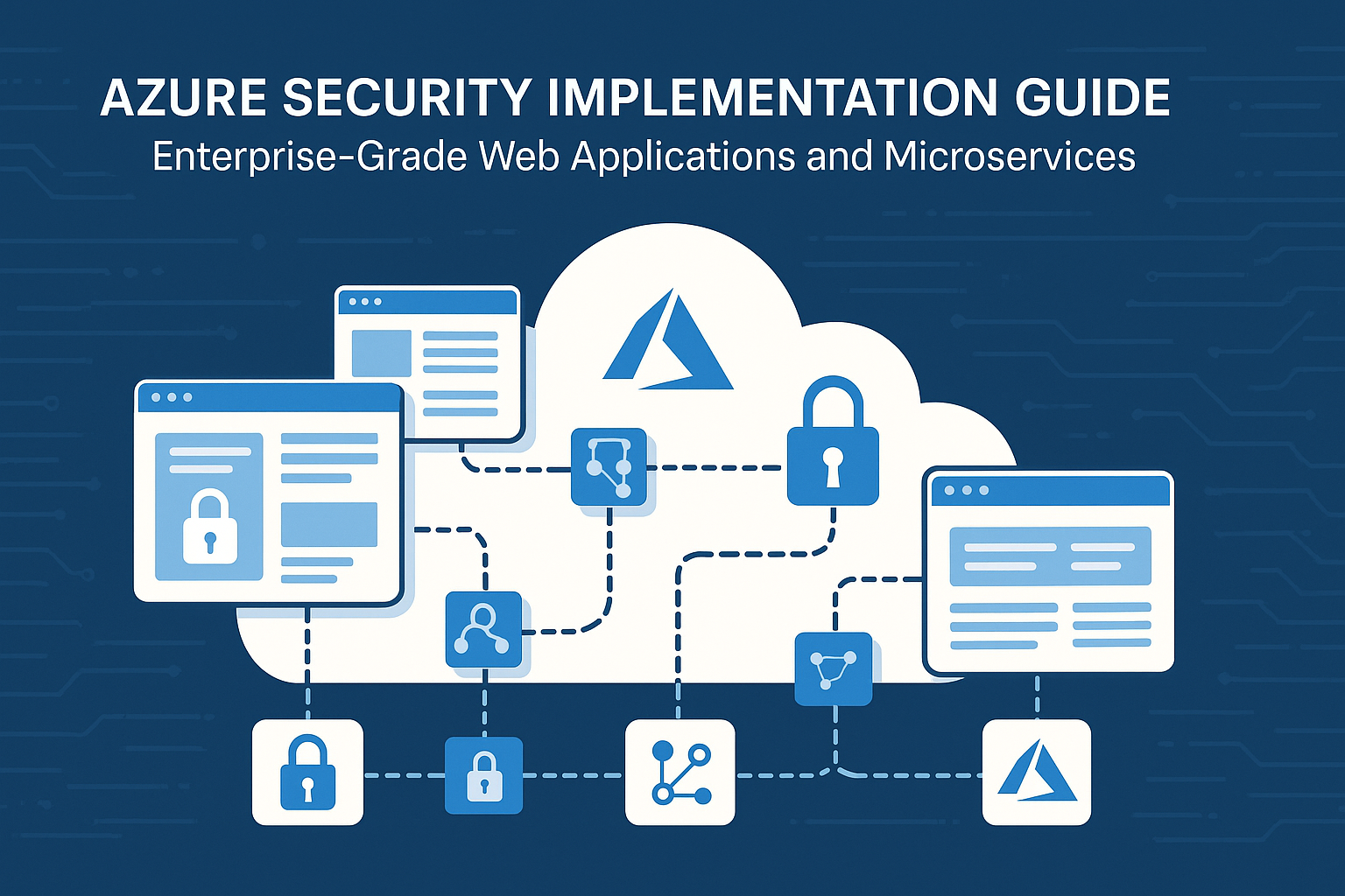 Complete Azure Security Implementation Guide: Enterprise-Grade Web Applications and Microservices Cover