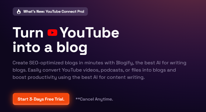 Introducing Blogify.ai: Transforming Content Creation and Automating ...
