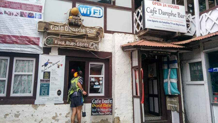 Cafe Danphe in Namche Bazaar