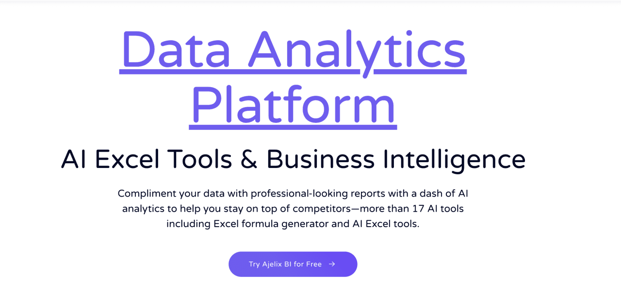 Ajelix homepage