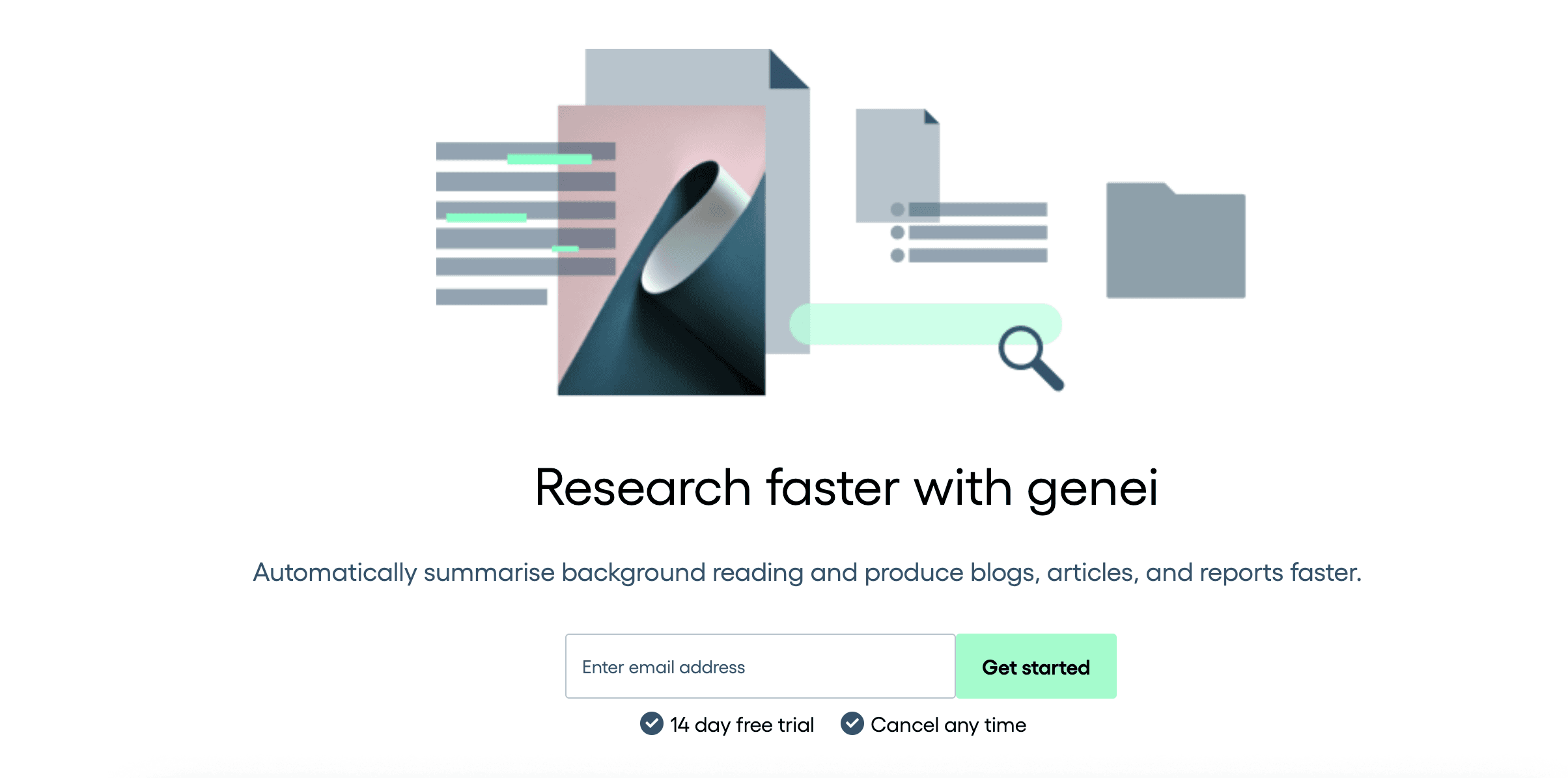 Genei's homepage