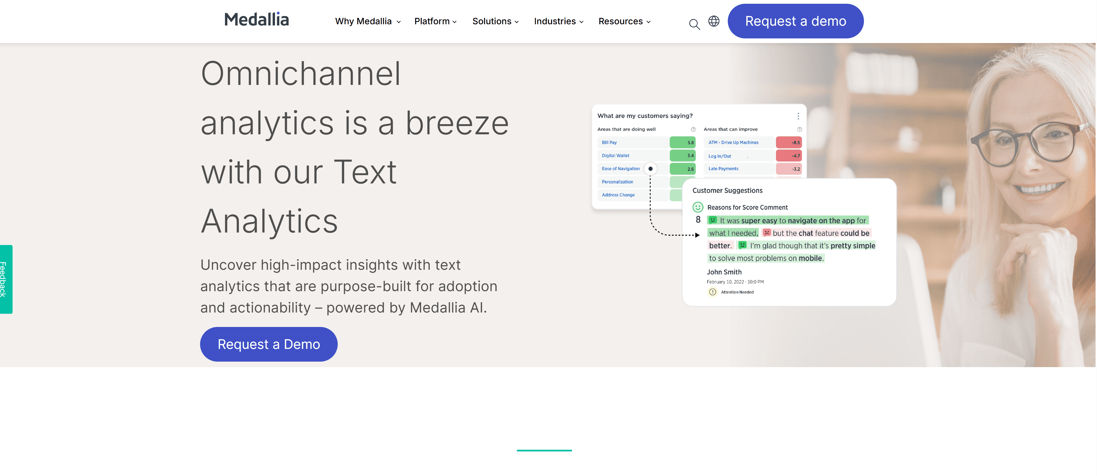 homepage of MonkeyLearn