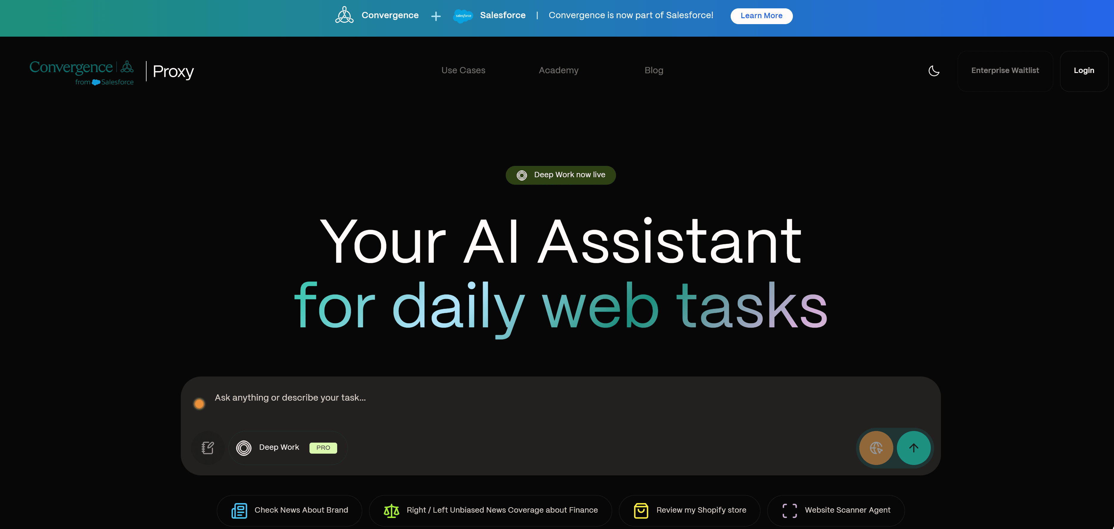 Convergence AI – Proxy 1.0