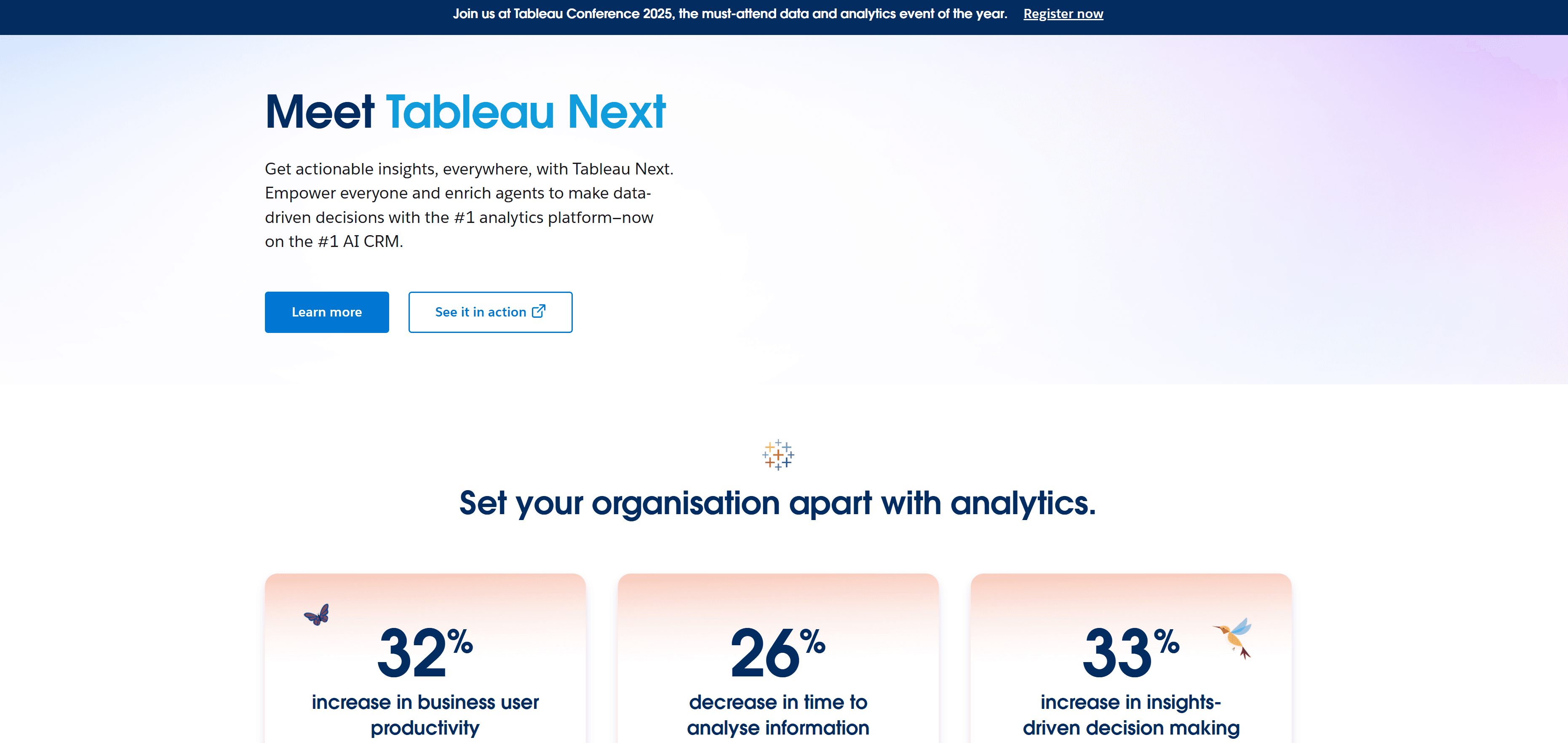 Salesforce Tableau's interface