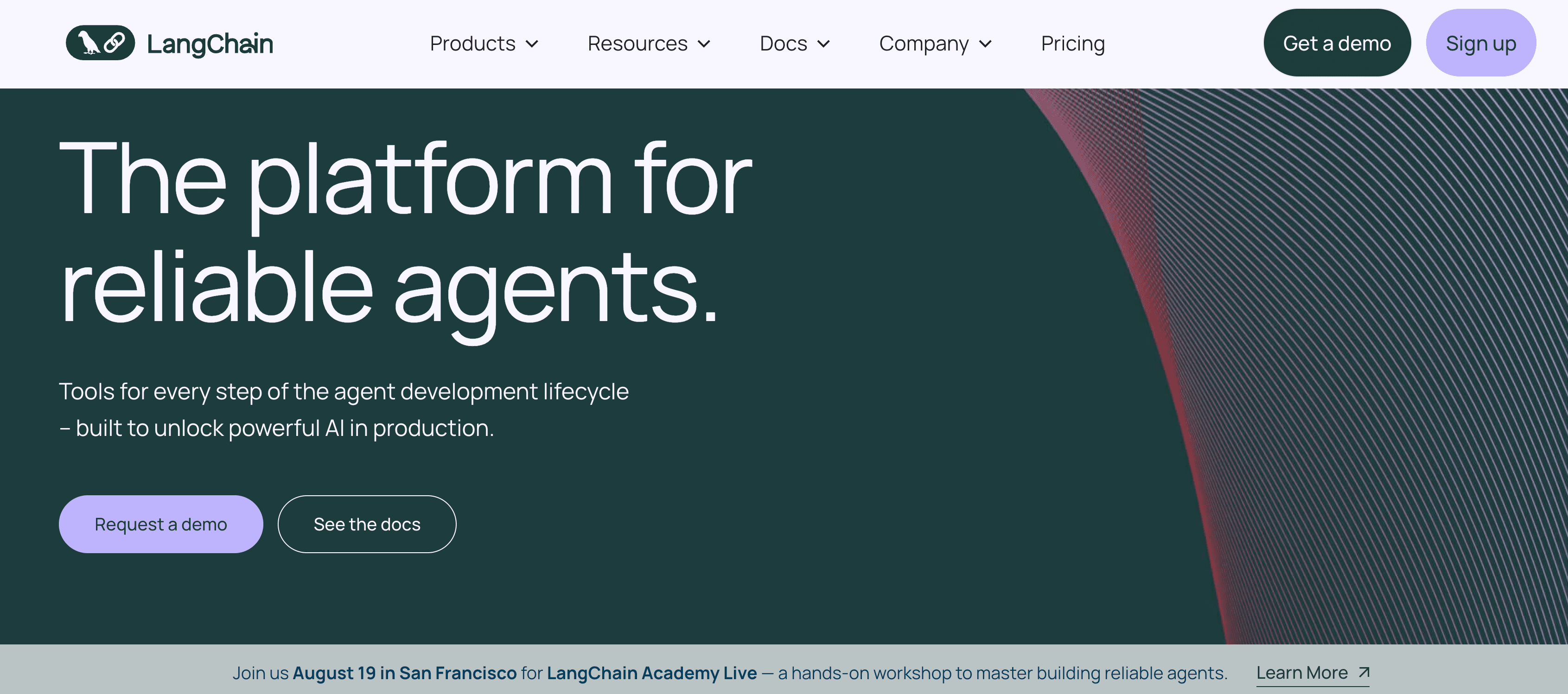 langchain homepage