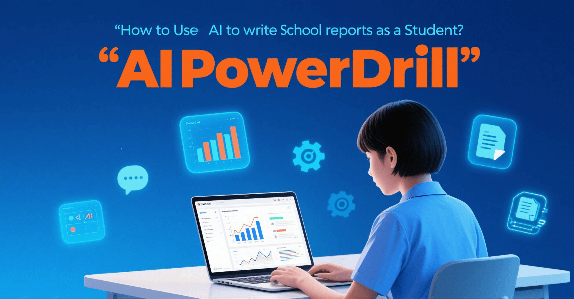 如何使用 AI 帮助学生撰写学校报告| Powerdrill 用例分享