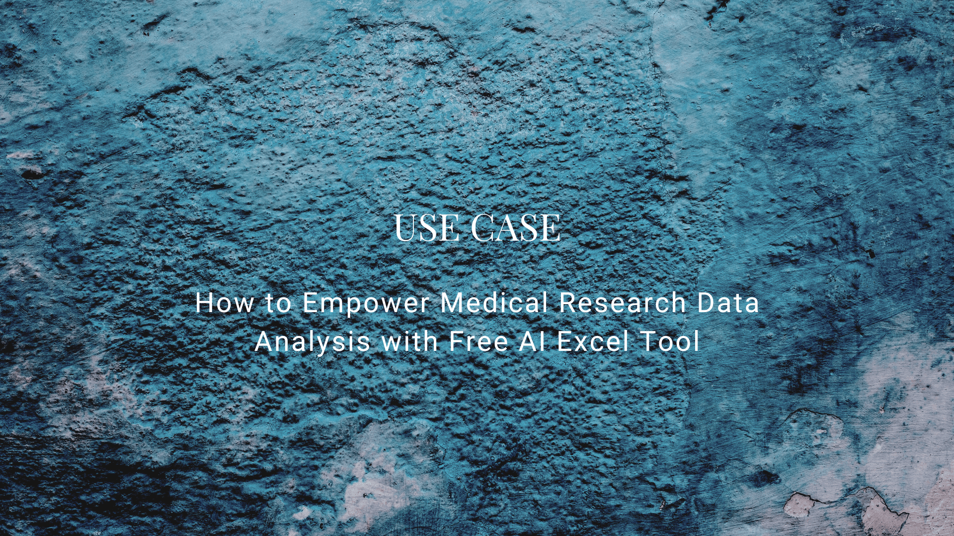 How to Empower Medical Research Data Analysis | Free AI Excel Tool