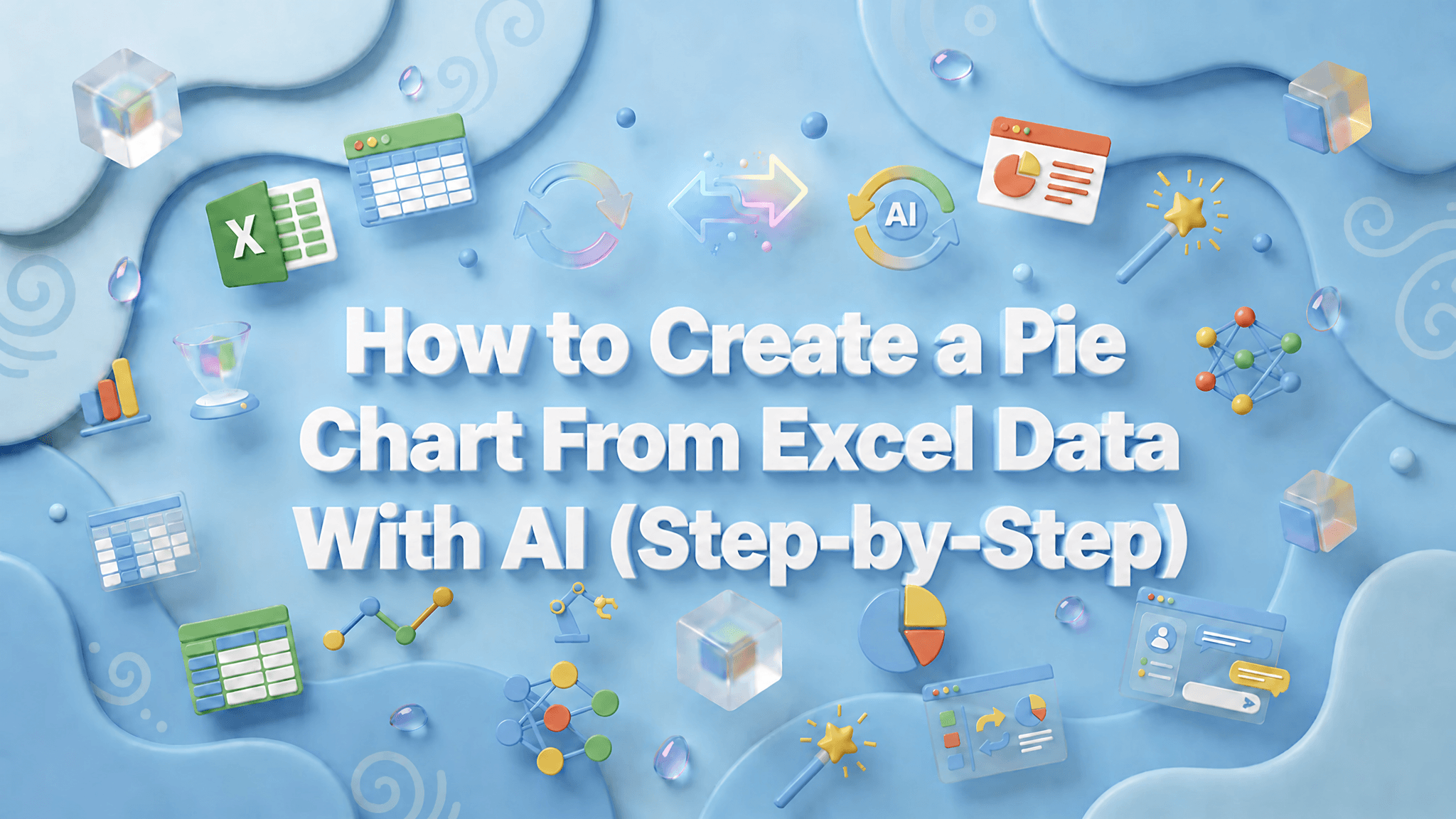 How to Create a Pie Chart From Excel Data With AI (Step-by-Step)
