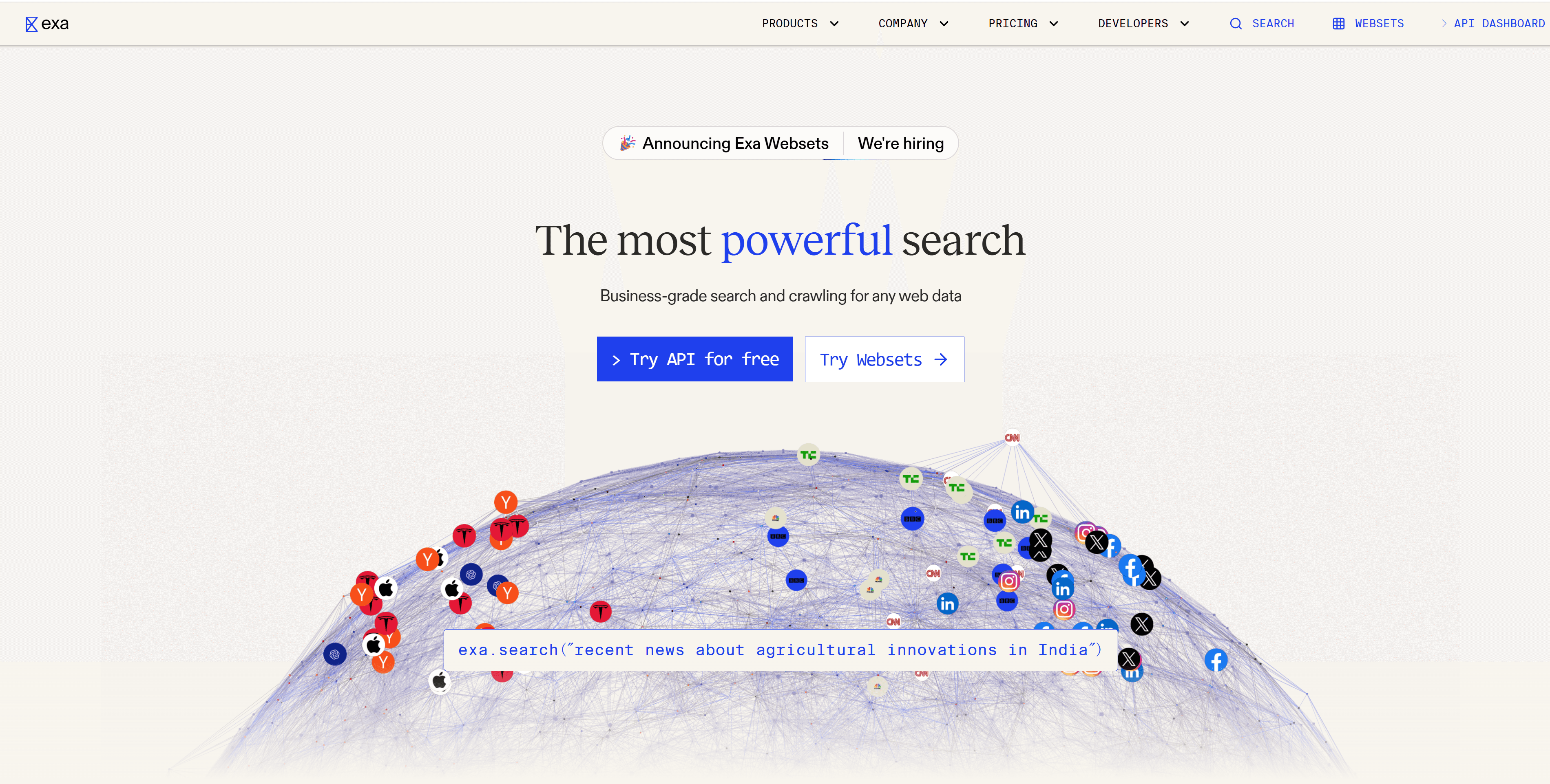 exa ai interface