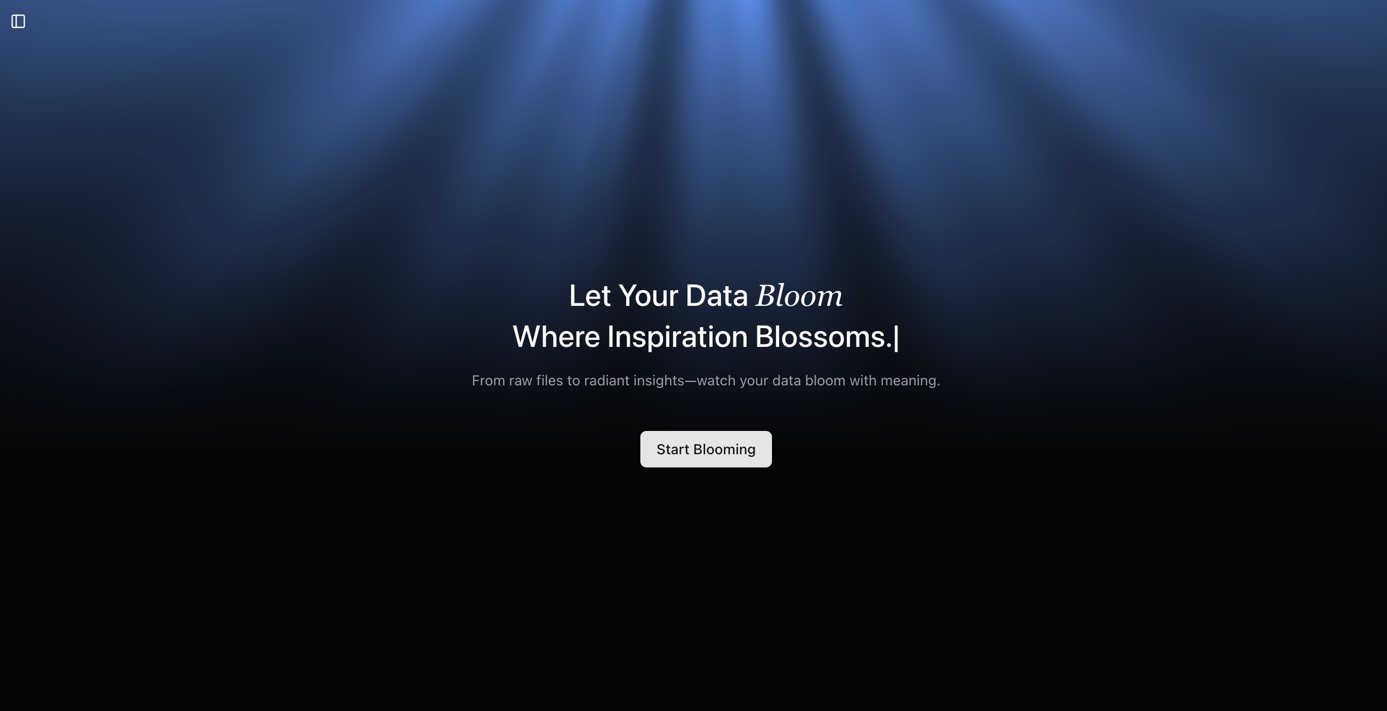 Bloom Homepage