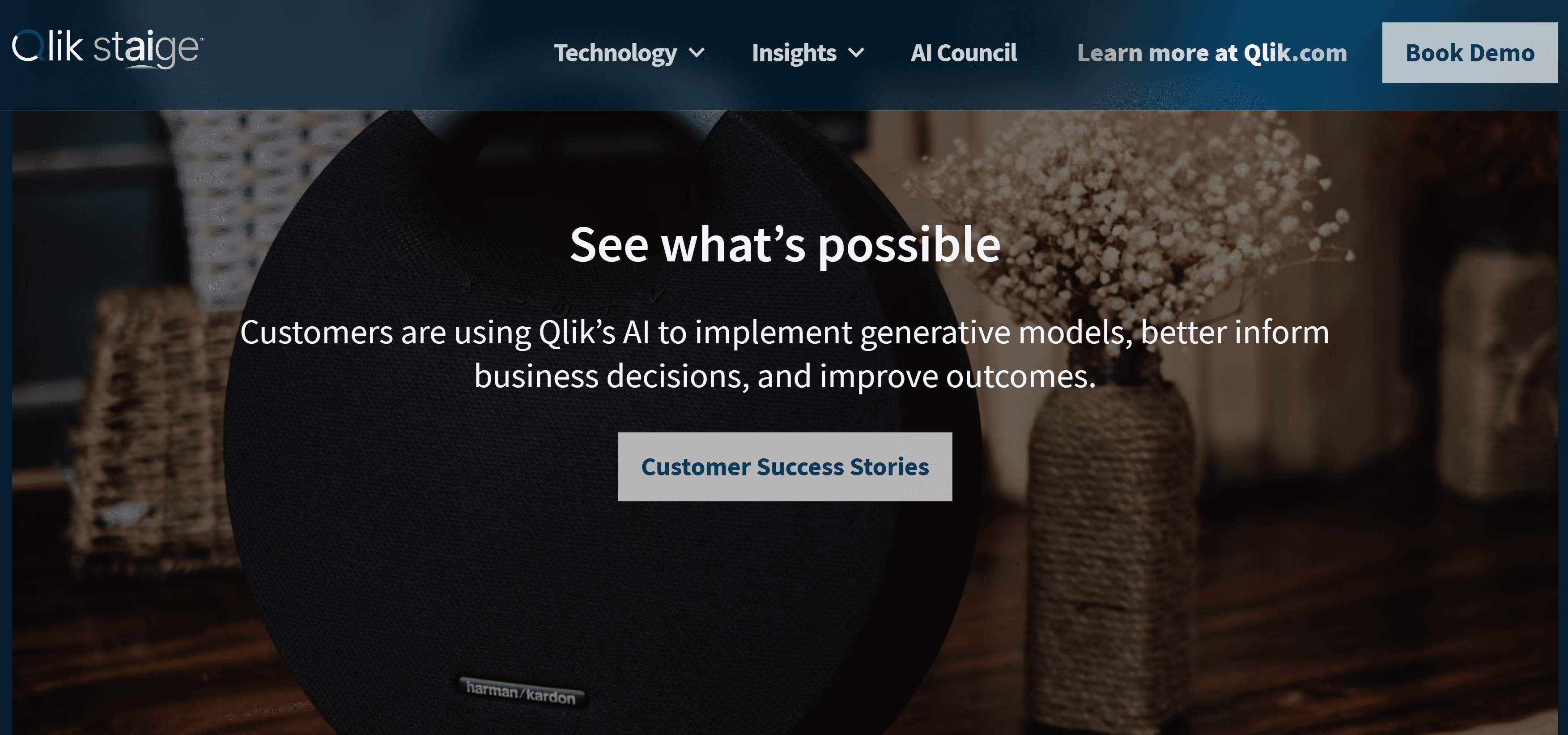 Qlik Staige AI's interface