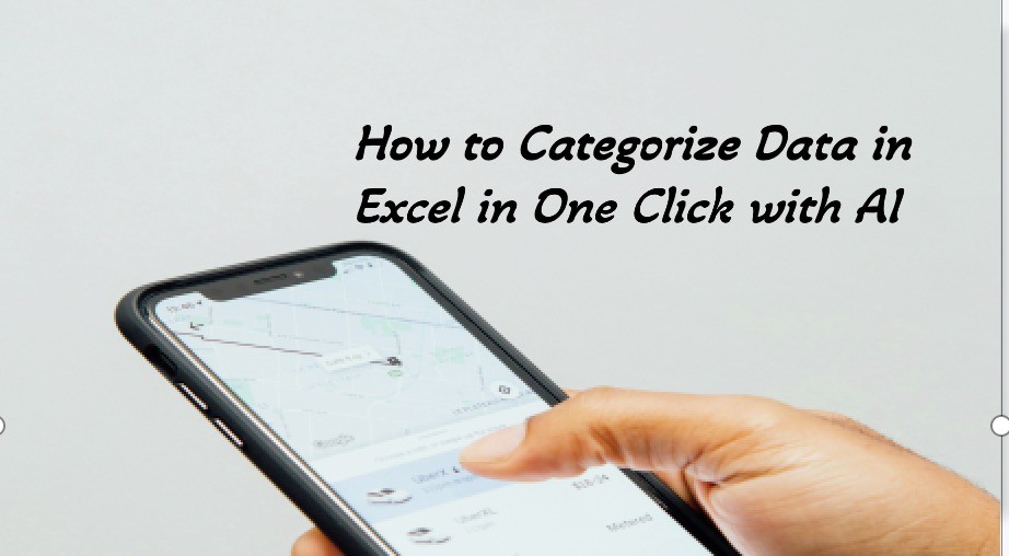 How to Categorize Data in Excel in One Click with Powerdrill