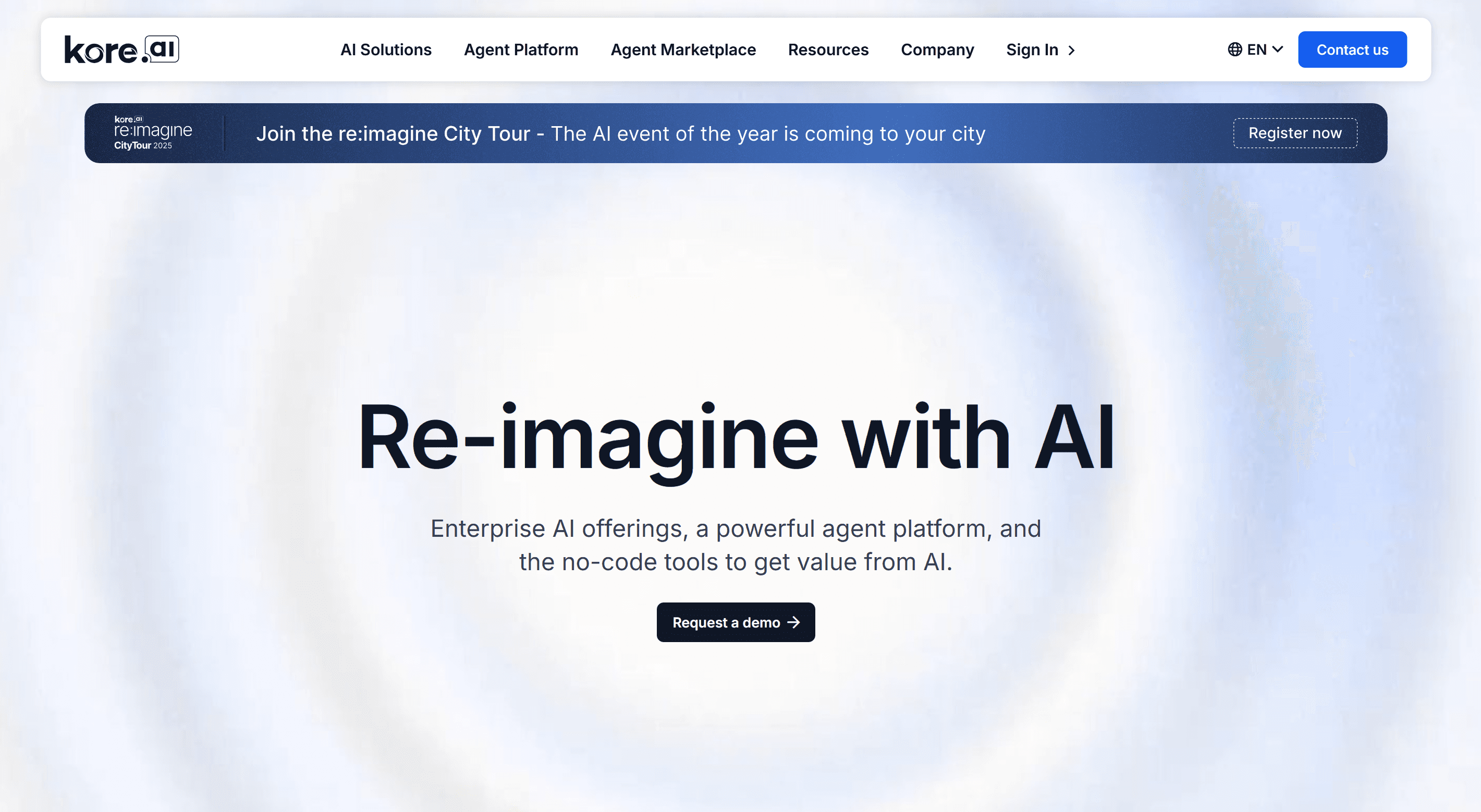 Kore.ai interface