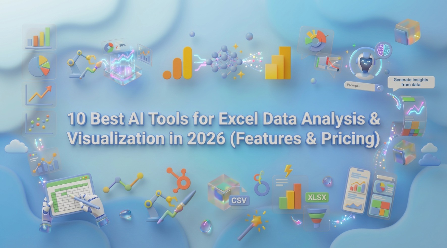10 Best AI Tools for Excel Data Analysis & Visualization in 2026 (Features & Pricing)