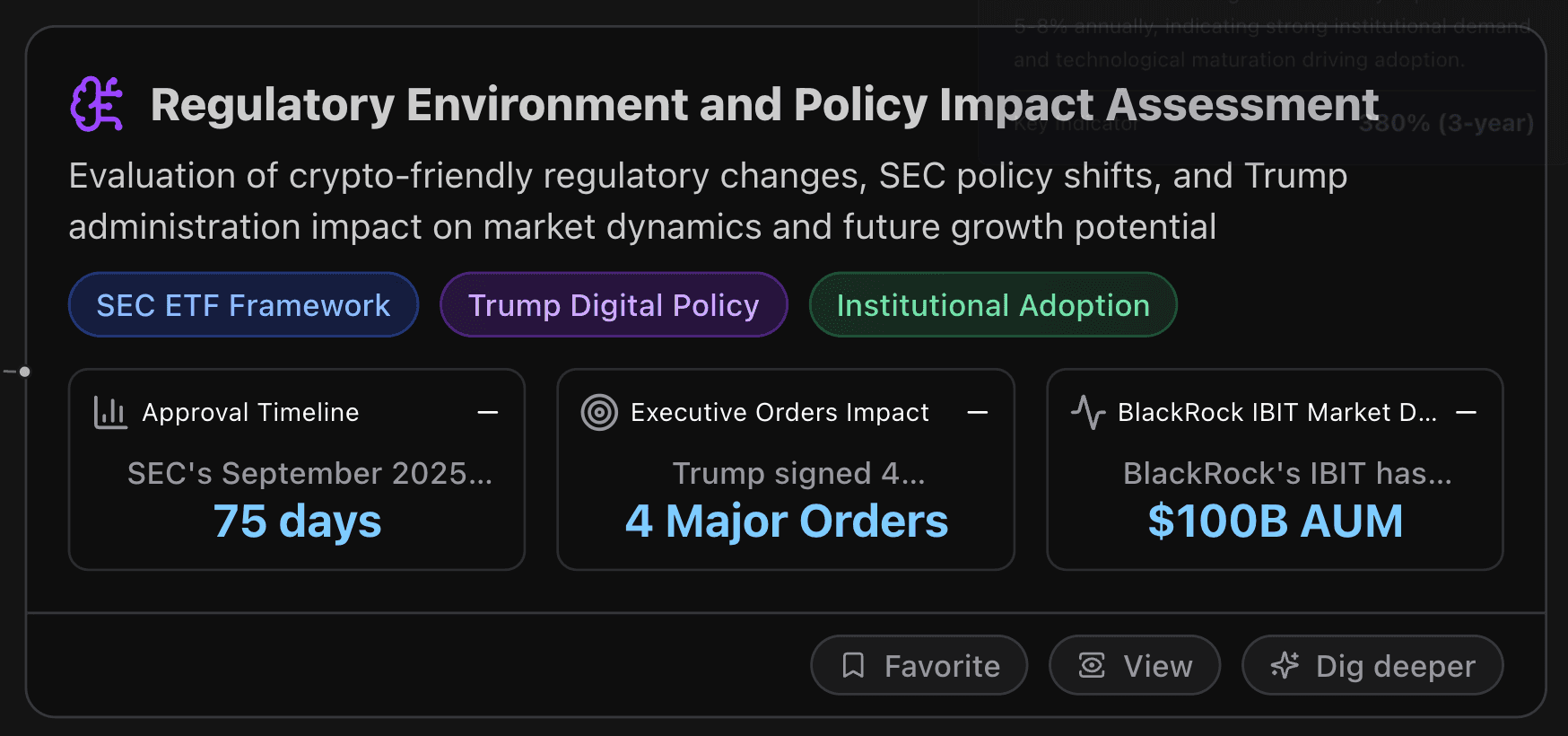 Regulatory Environment and Policy Impact Assessment