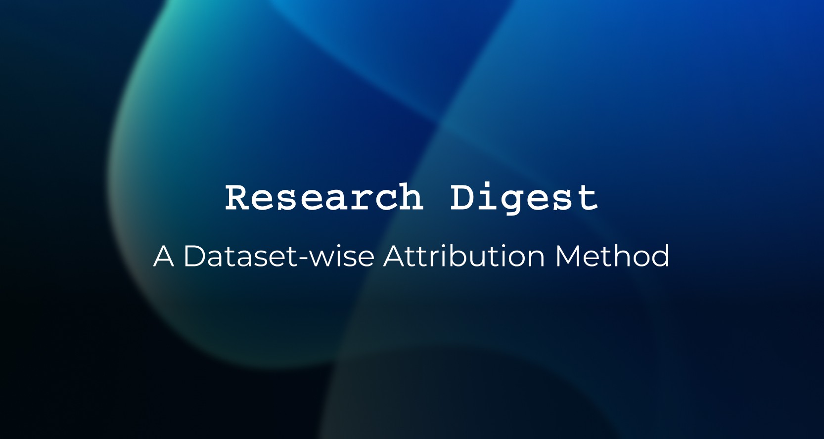A Dataset-wise Attribution Method