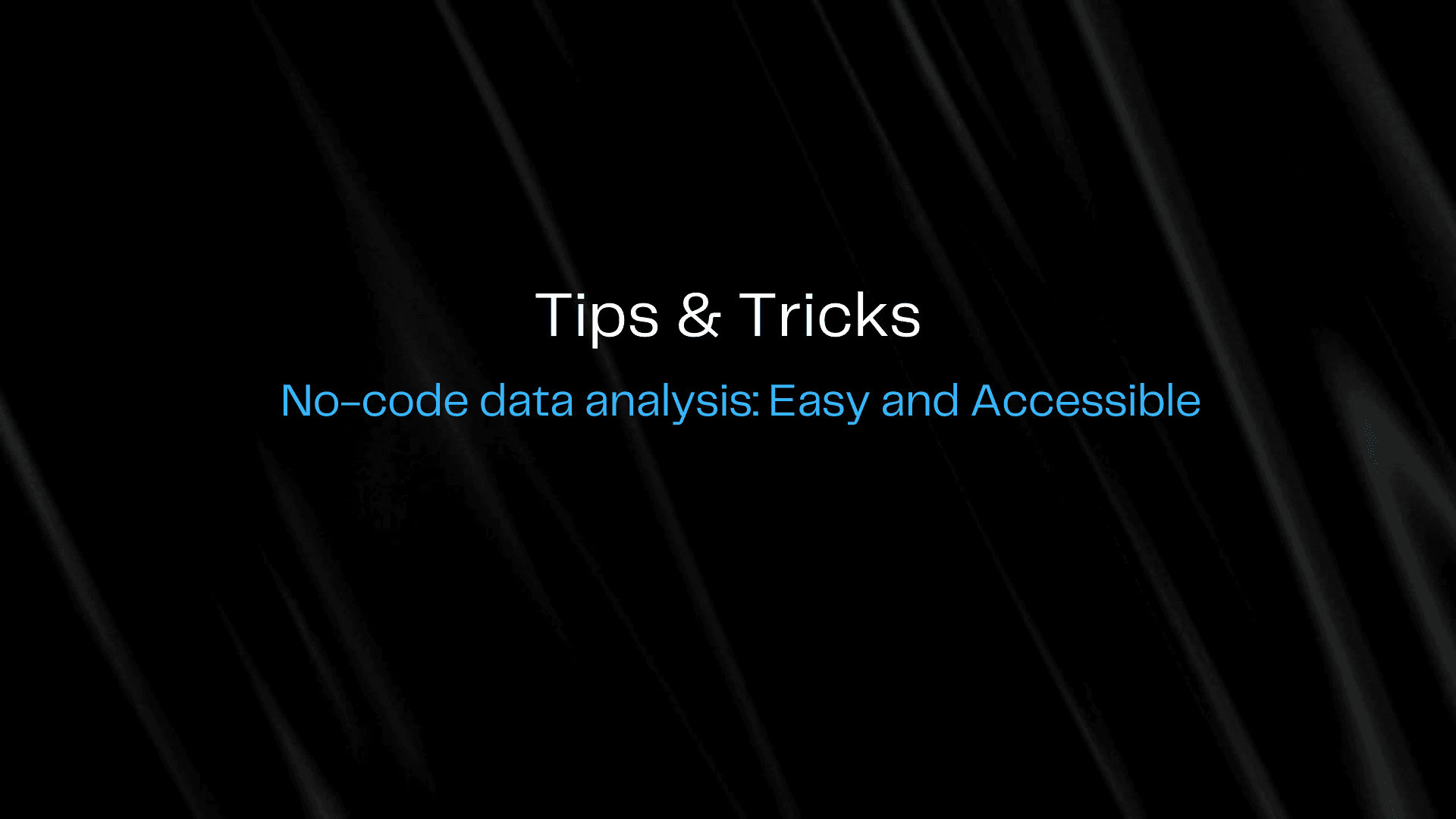 What is No-code Data Analysis: An Easy Way for Data Processing