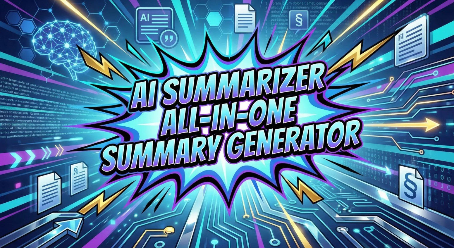 AI Summarizer | All-in-One Summary Generator