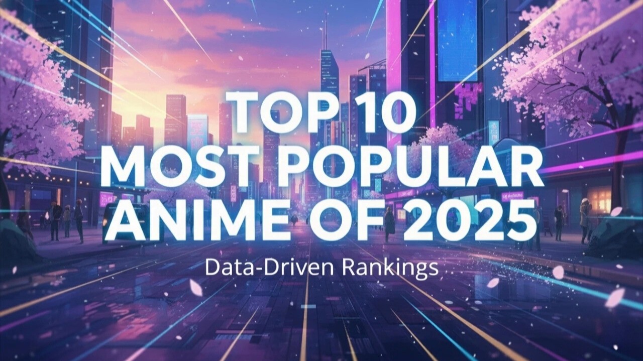 Top 10 Most Popular Anime of 2025 - Data-Driven Rankings