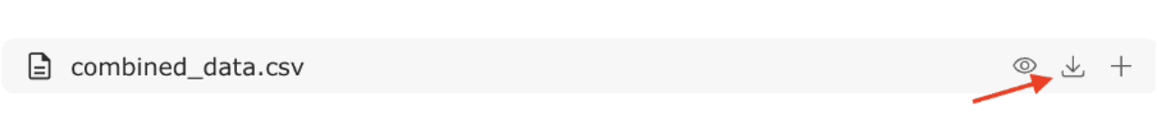 one click data merging