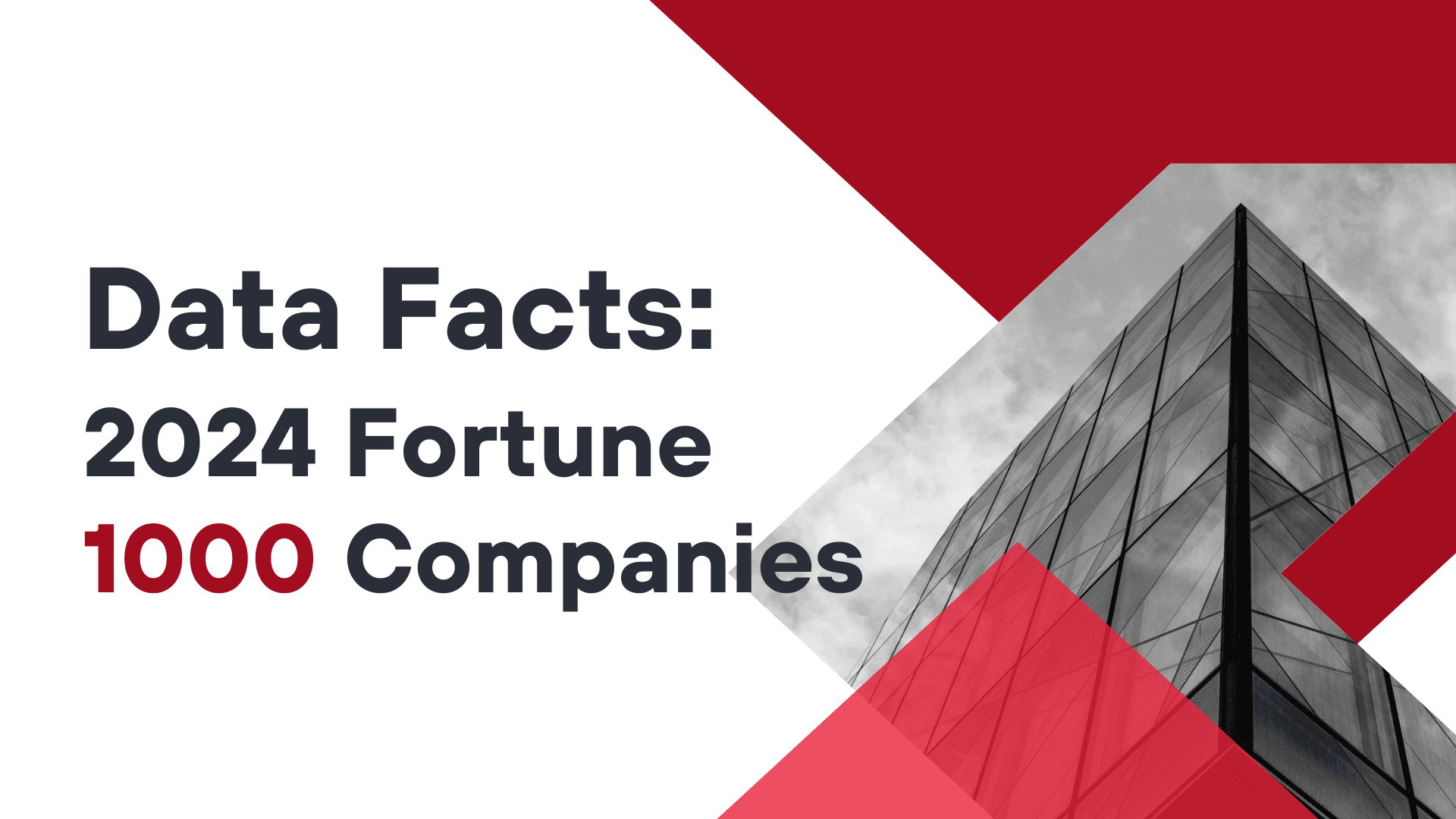Data facts of 2024 Fortune 1000 Companies