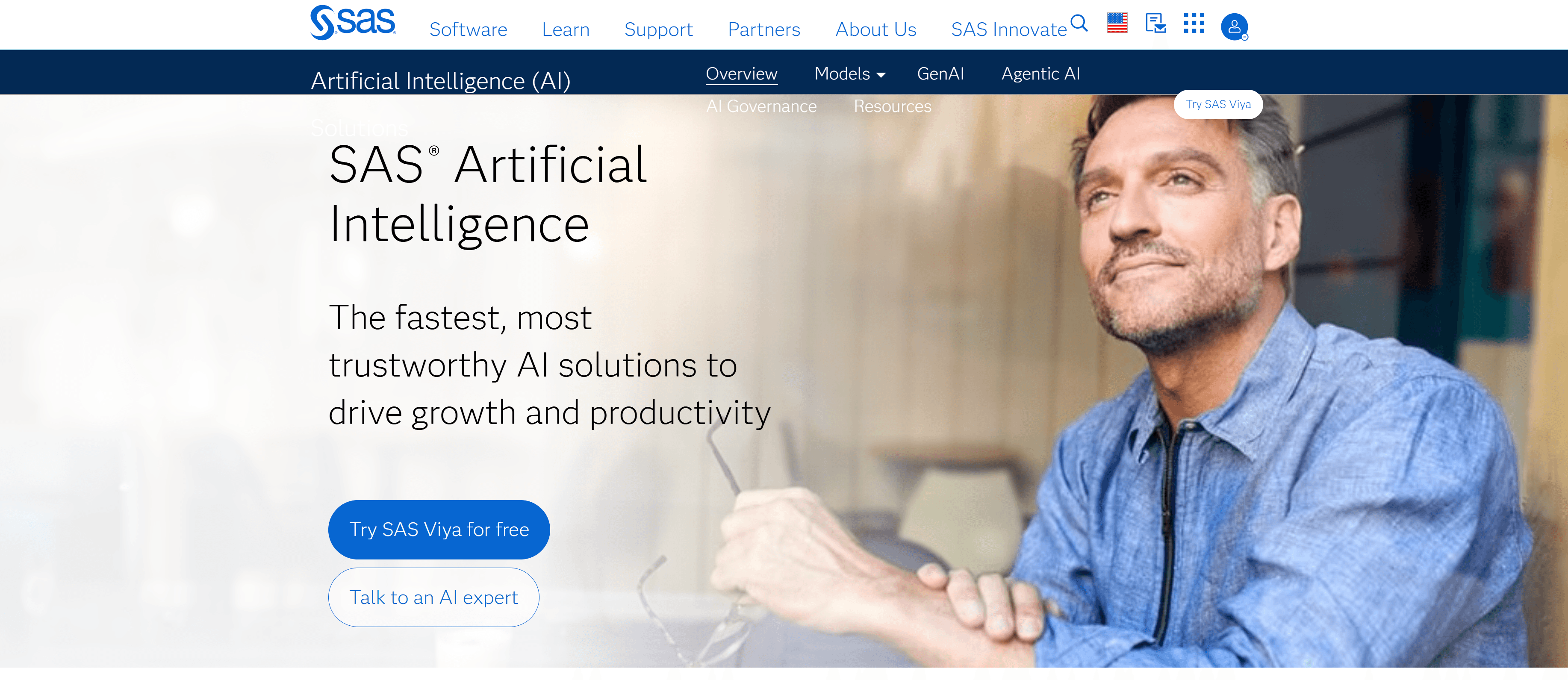 SAS Advanced Analytics interface