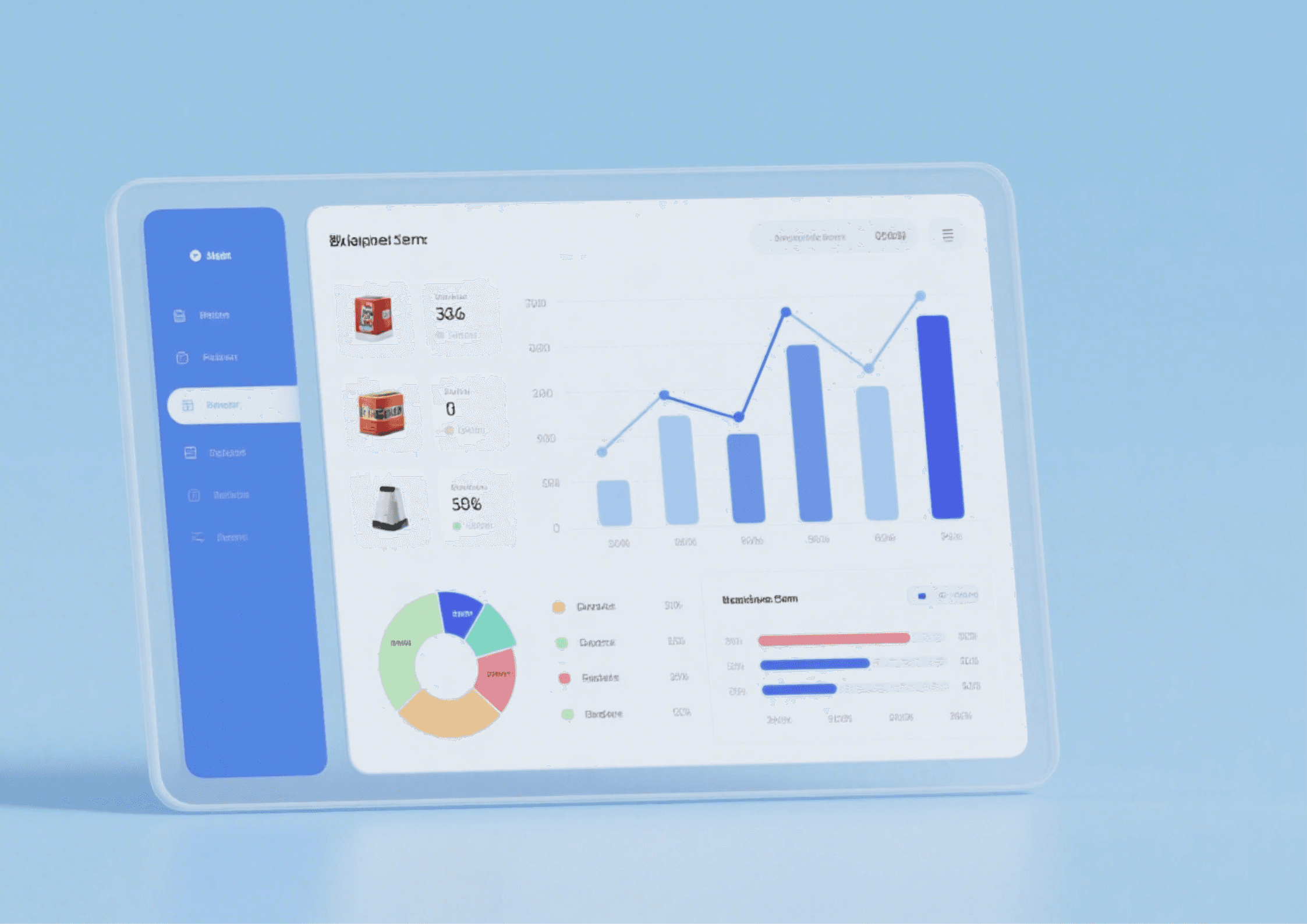 A data dashboard example