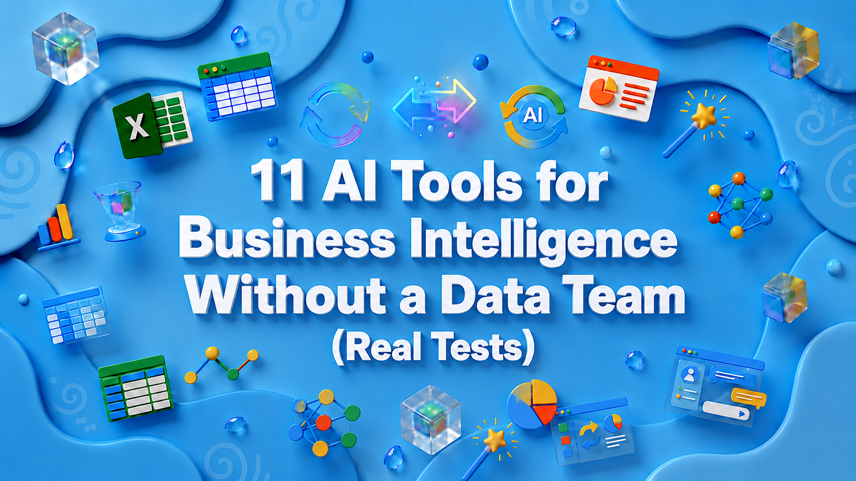 11 AI Tools for Business Intelligence Without a Data Team (Real Tests)
