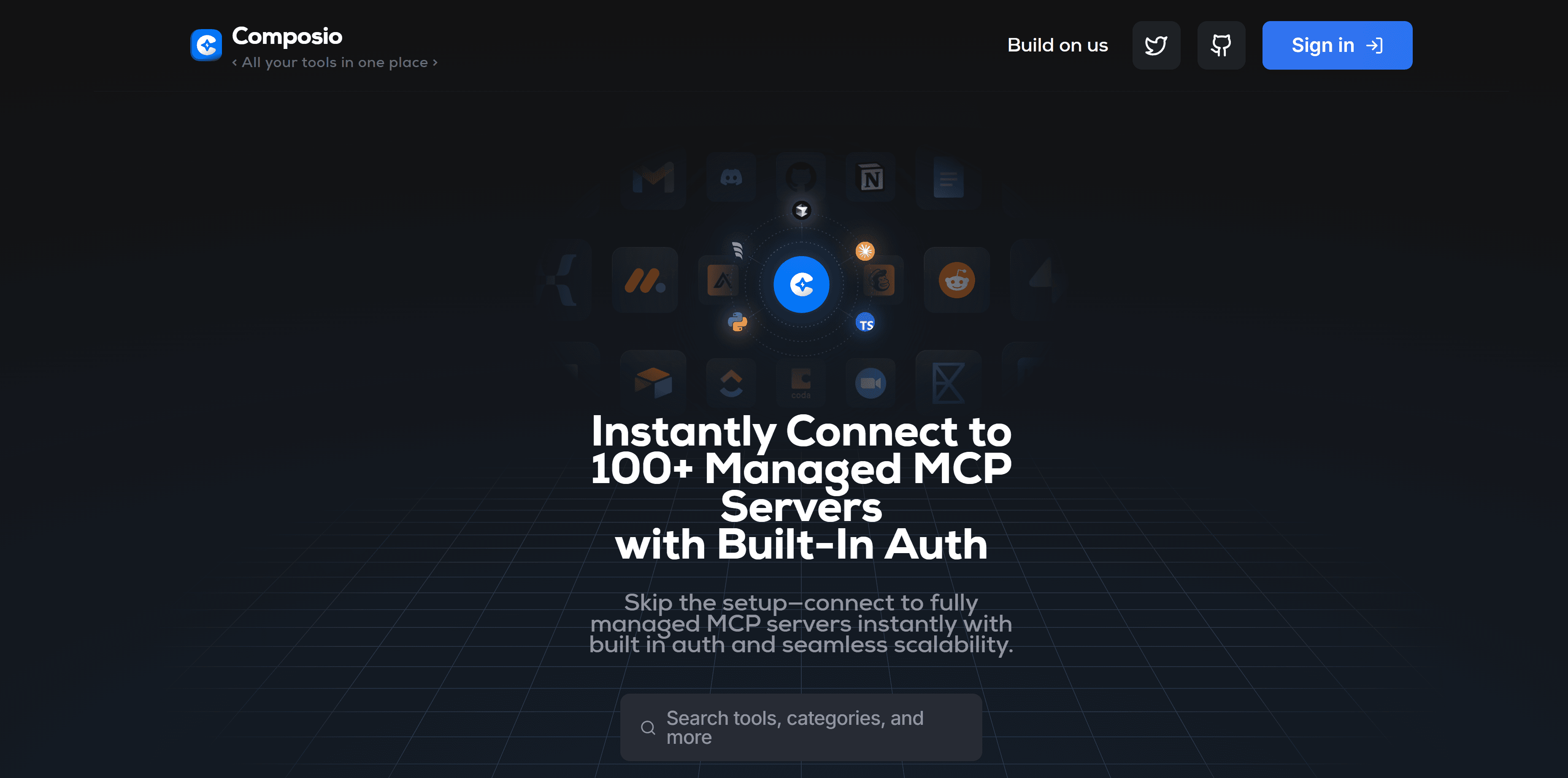 interface of Composio