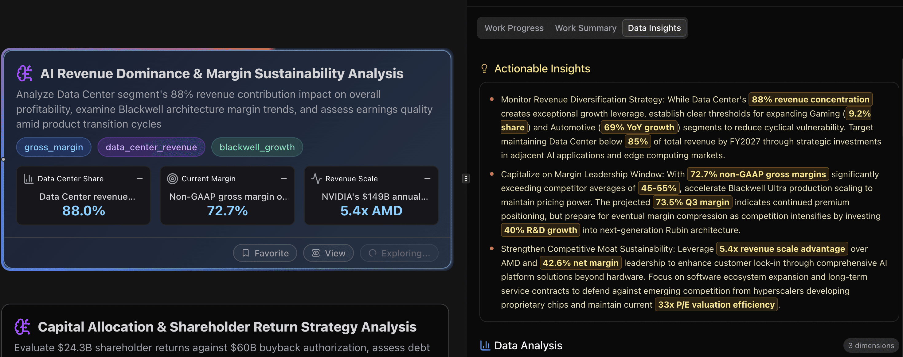 AI Revenue Dominance & Margin Sustainability