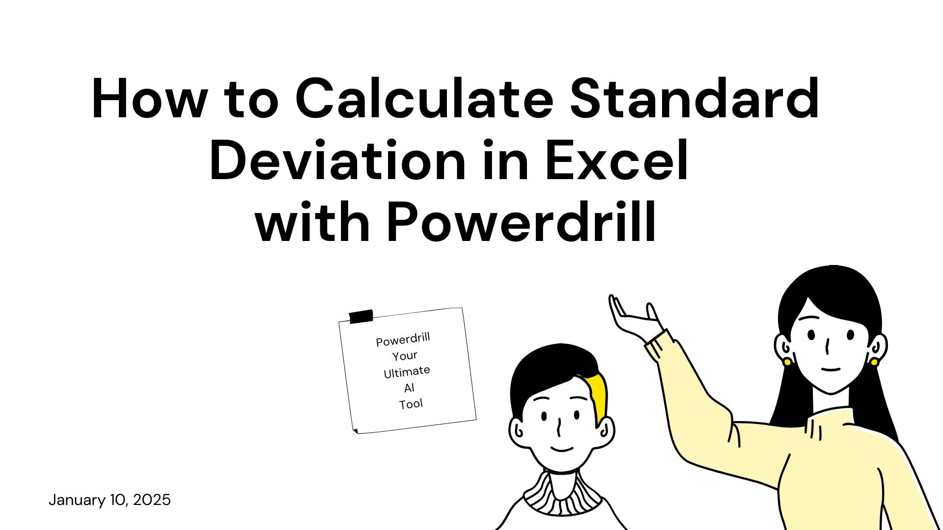 How to Calculate Standard Deviation in Excel with Powerdrill
