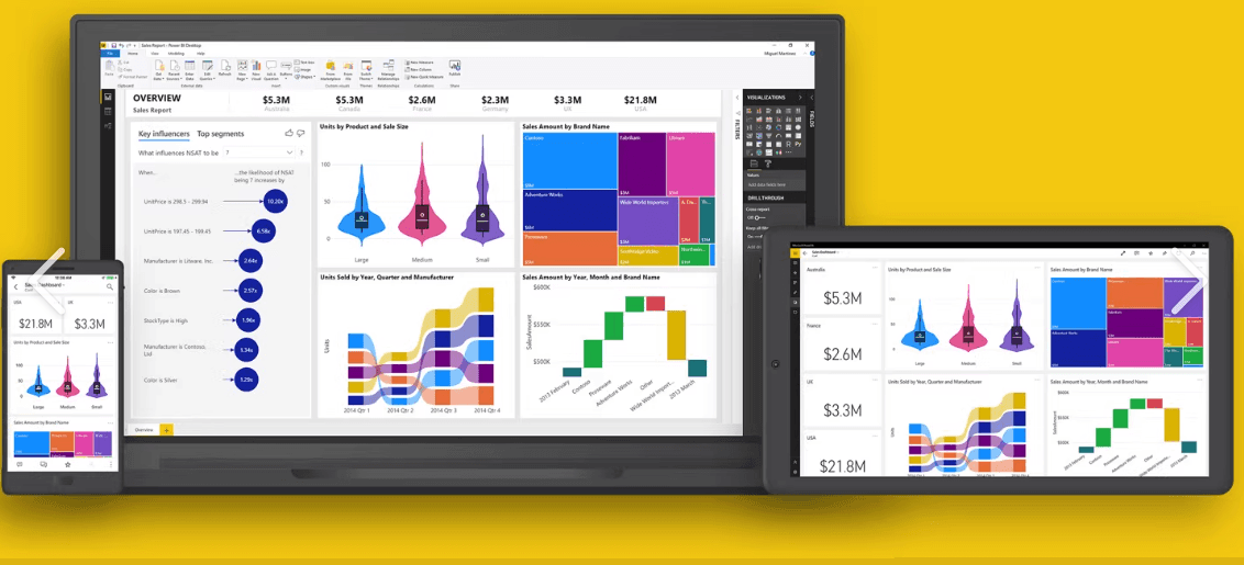 Power BI interface