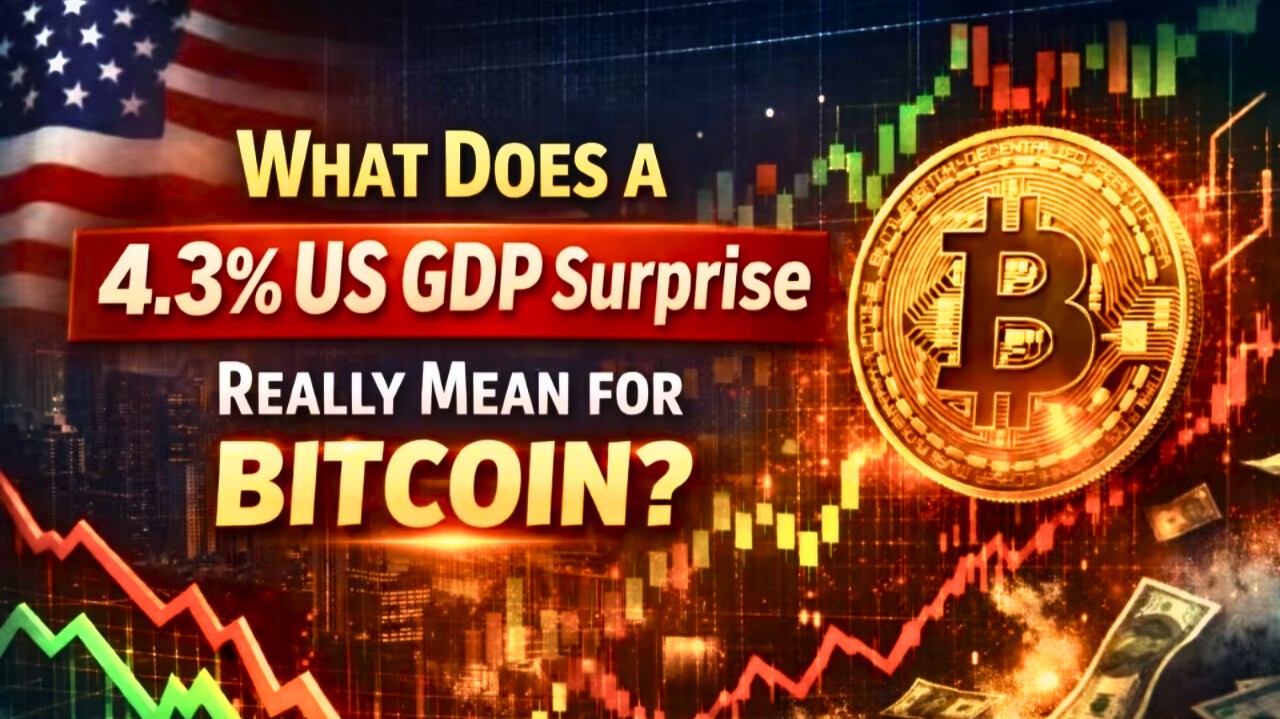 What a 4.3% US GDP Surprise Really Means for Bitcoin?