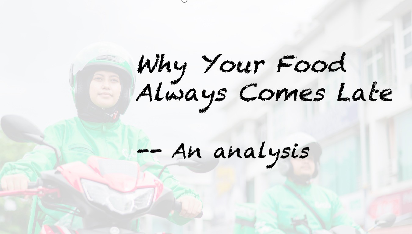 Why Your Food Always Comes Late — An analysis of food delivery times and influencing factors