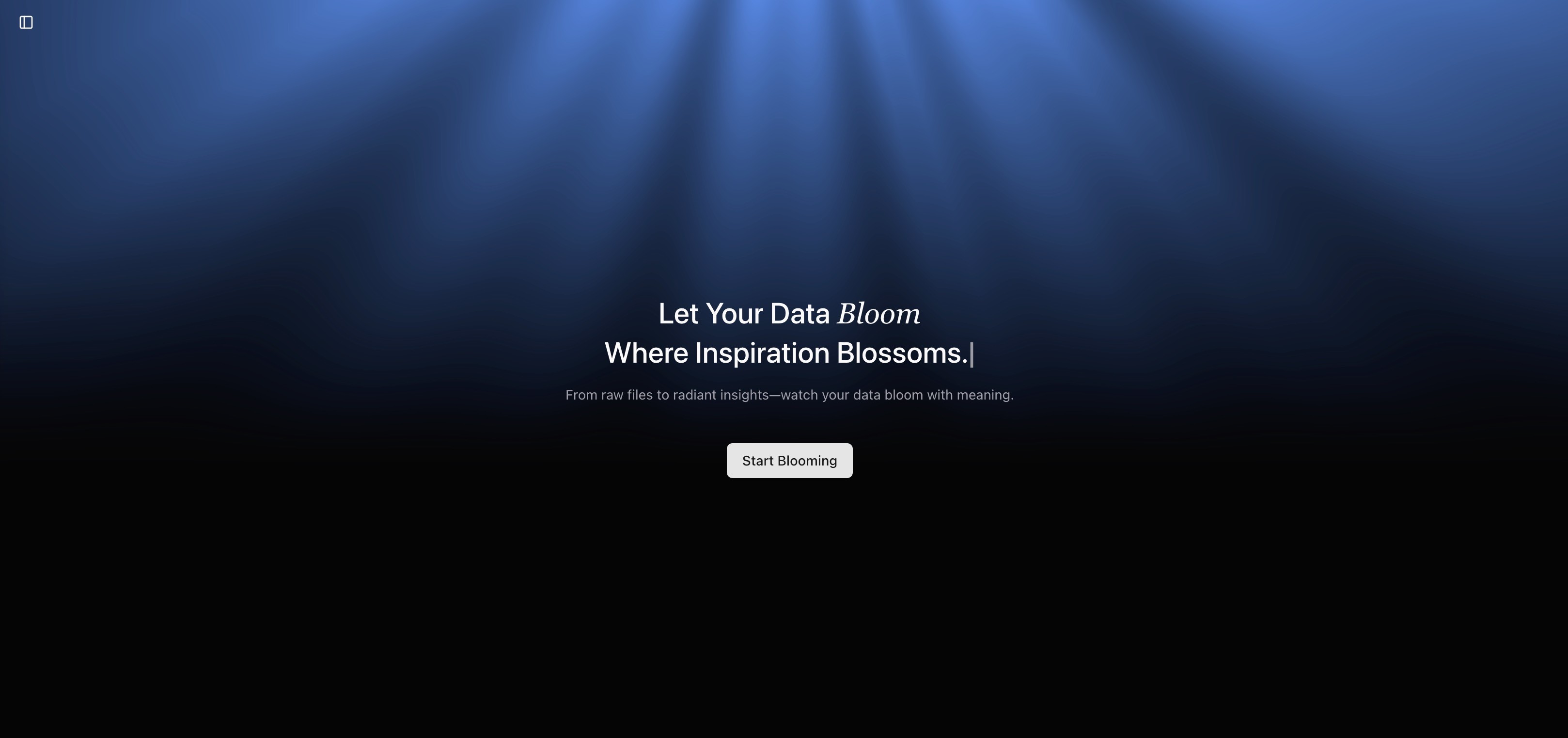 Powerdrill Bloom's Signup Page
