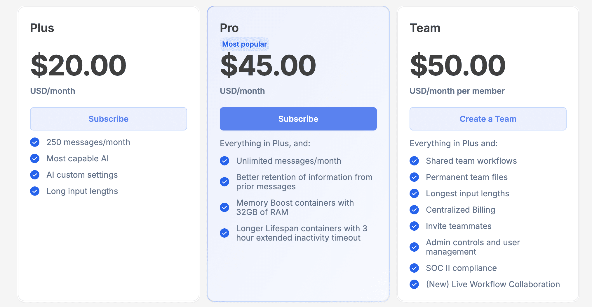 Julius Pricing