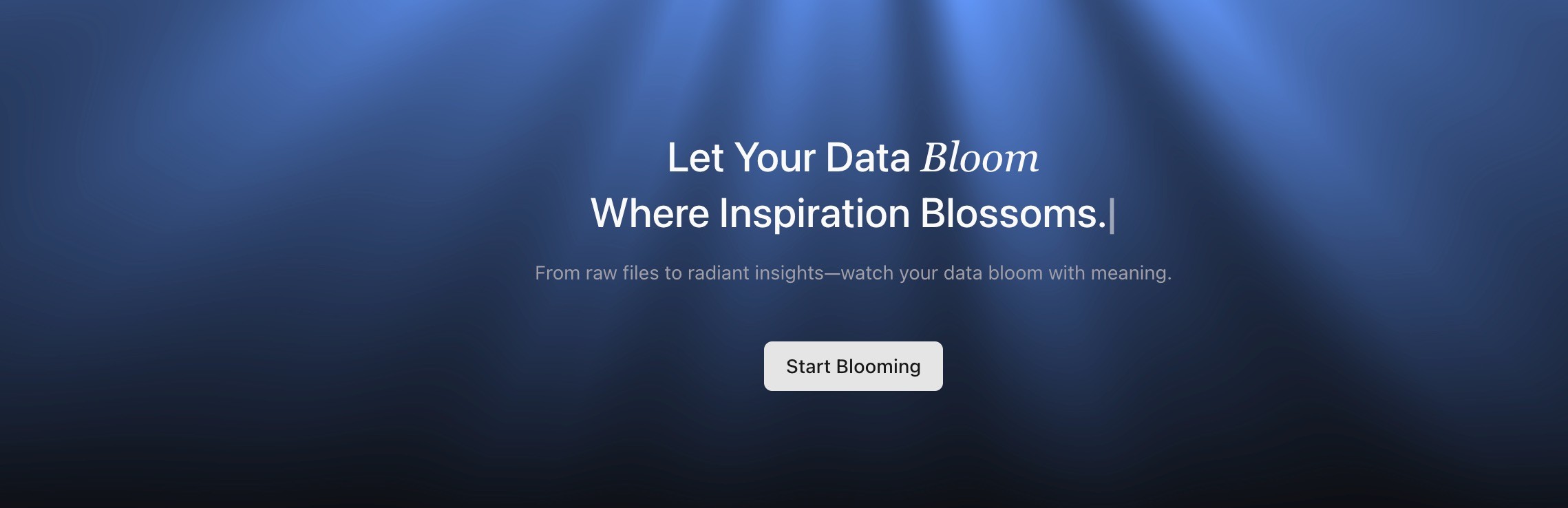 Bloom's homepage