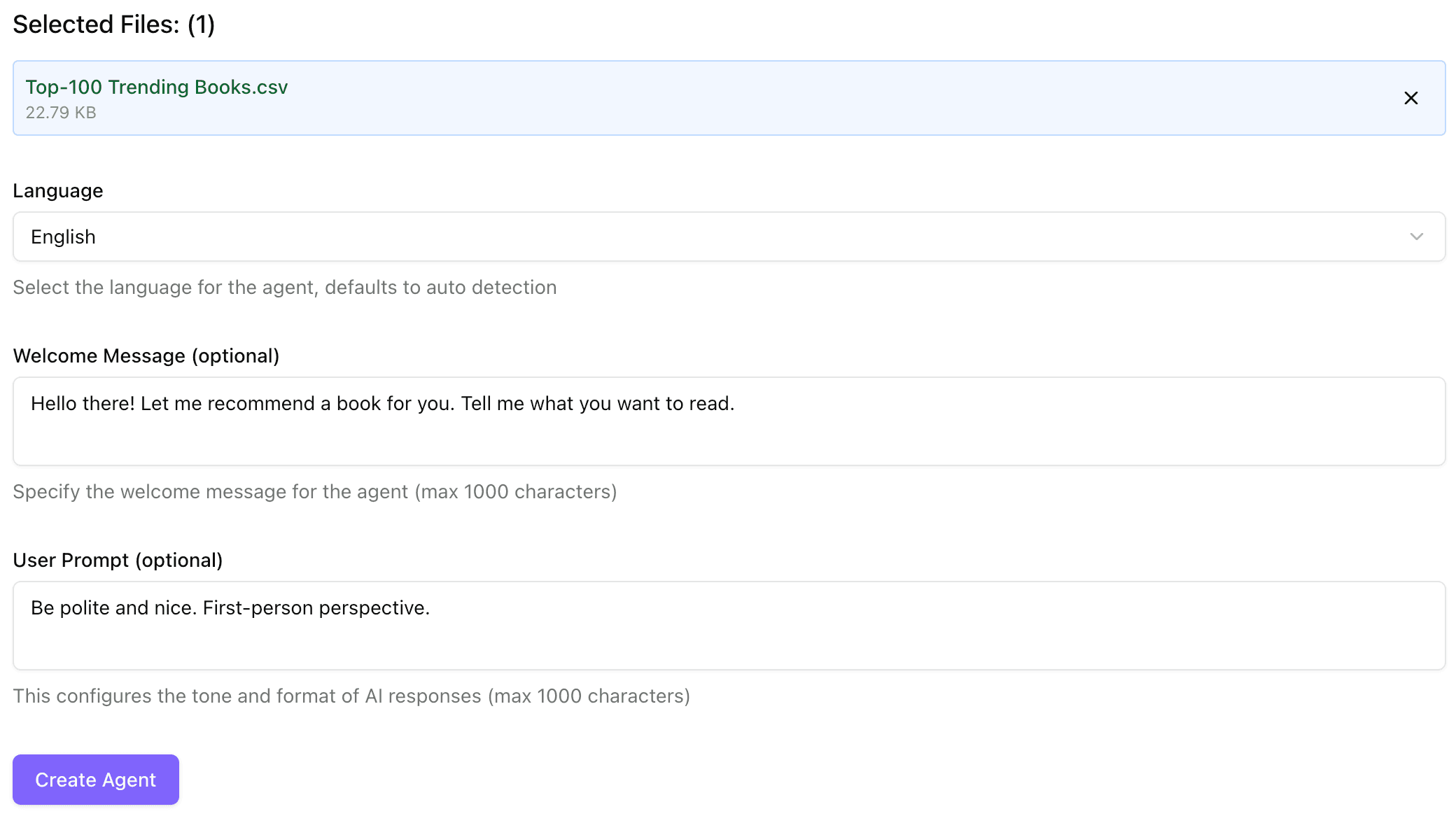 Configure optional settings