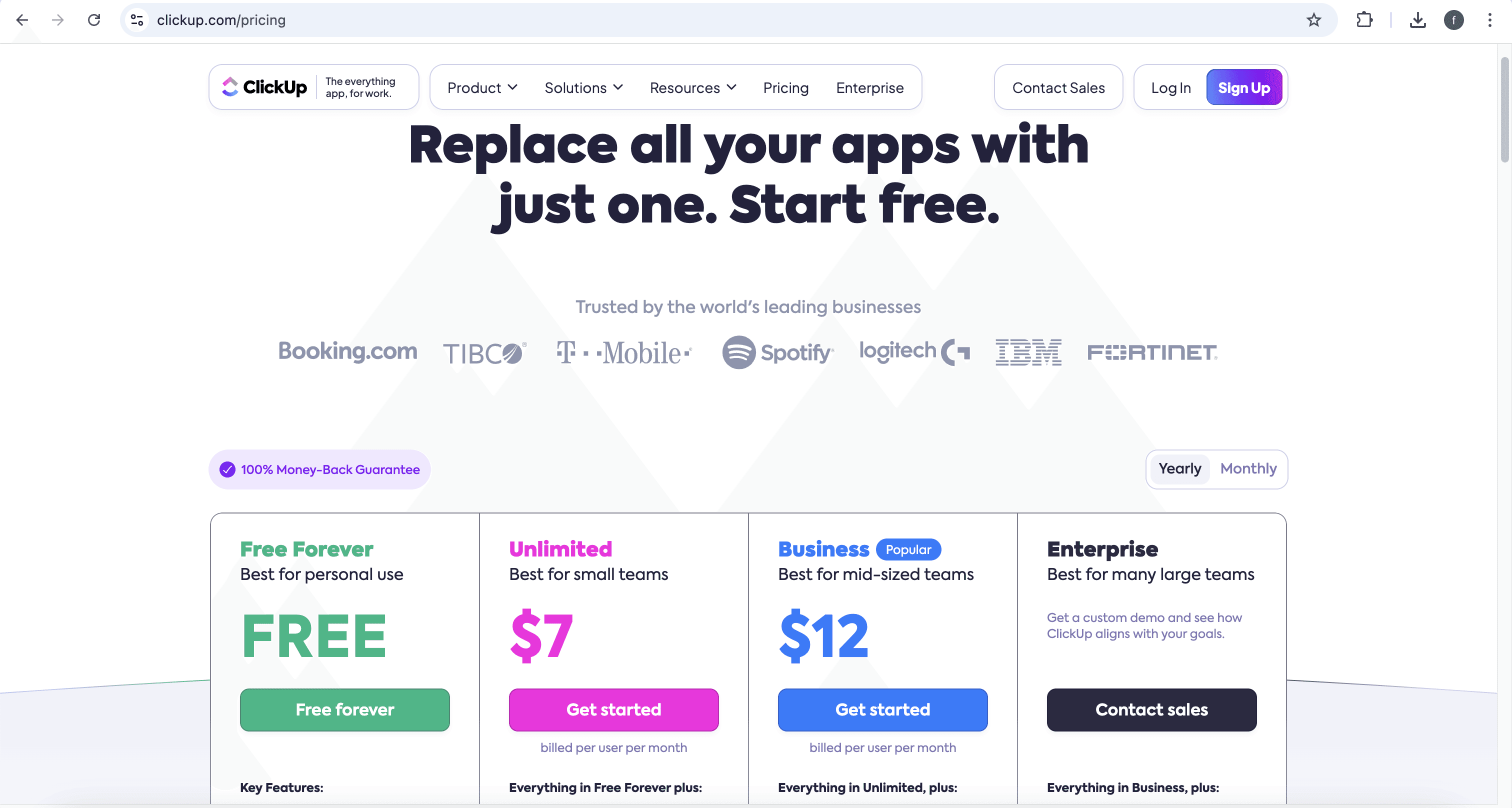 ClickUp Pricing