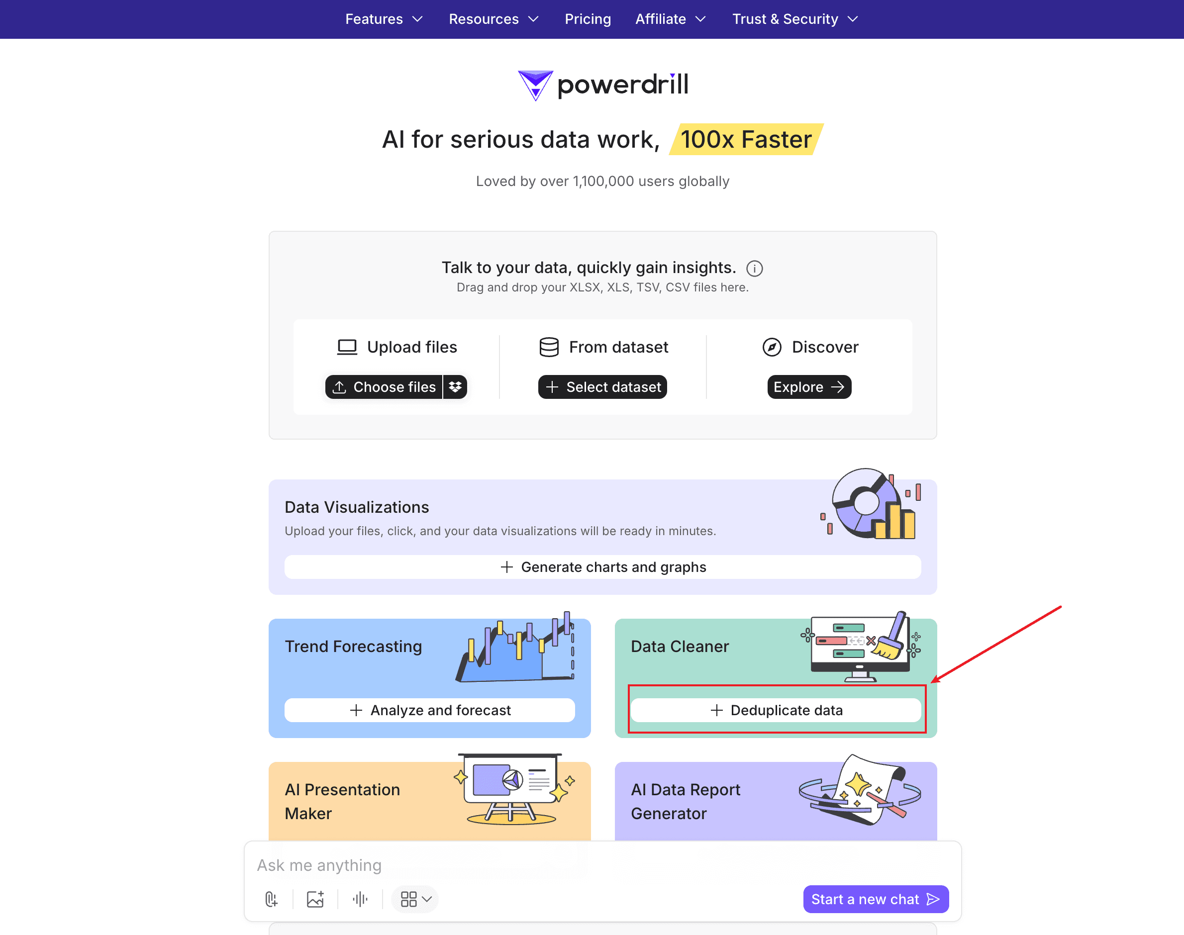 powerdrill's homepage