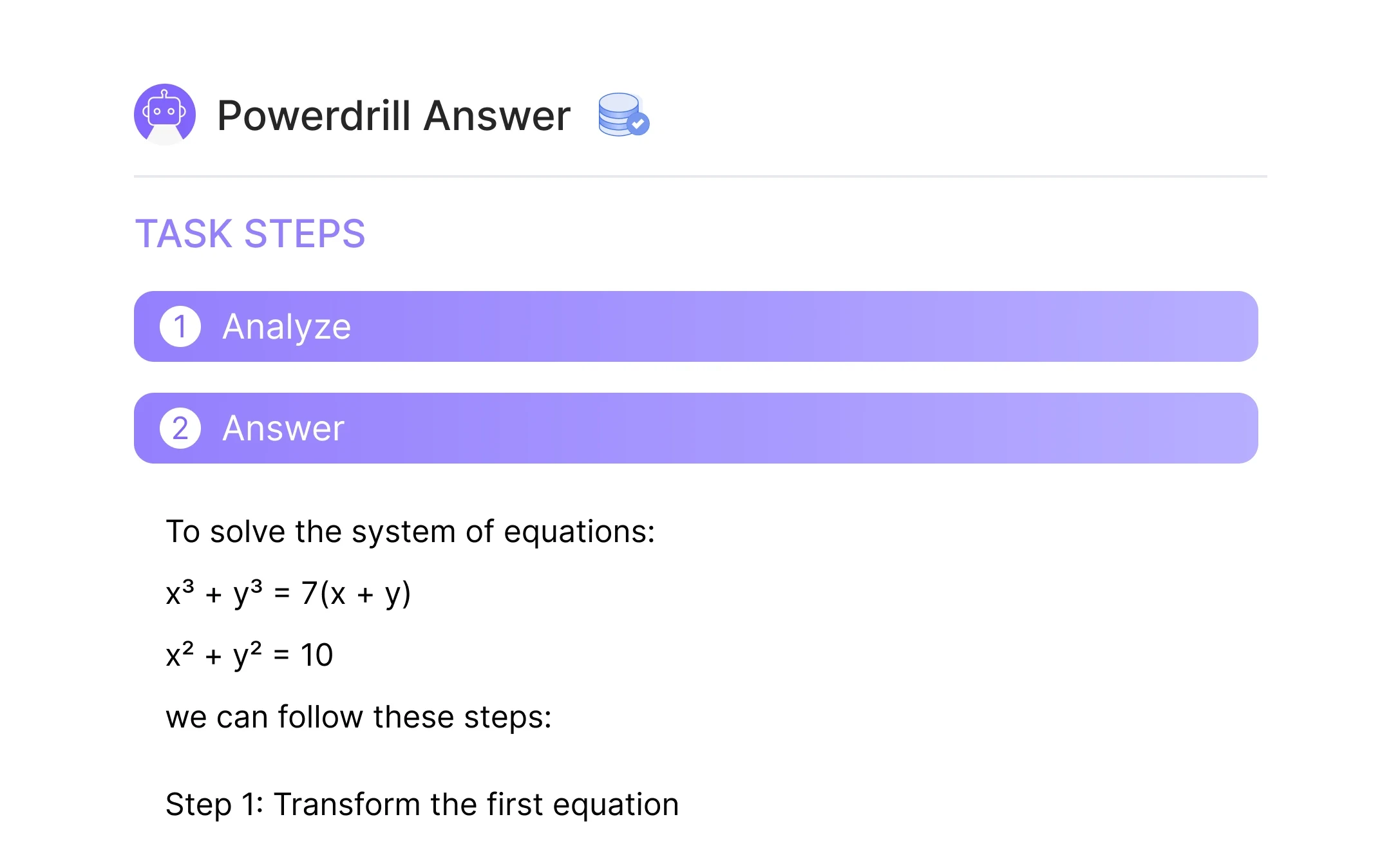 Step-by-Step Tutor